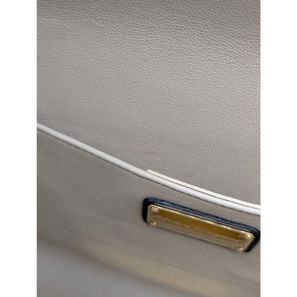 Salvatore Ferragamo Black Leather Gancini Afef Large Clutch Wristlet Bag - Picture 8 of 9